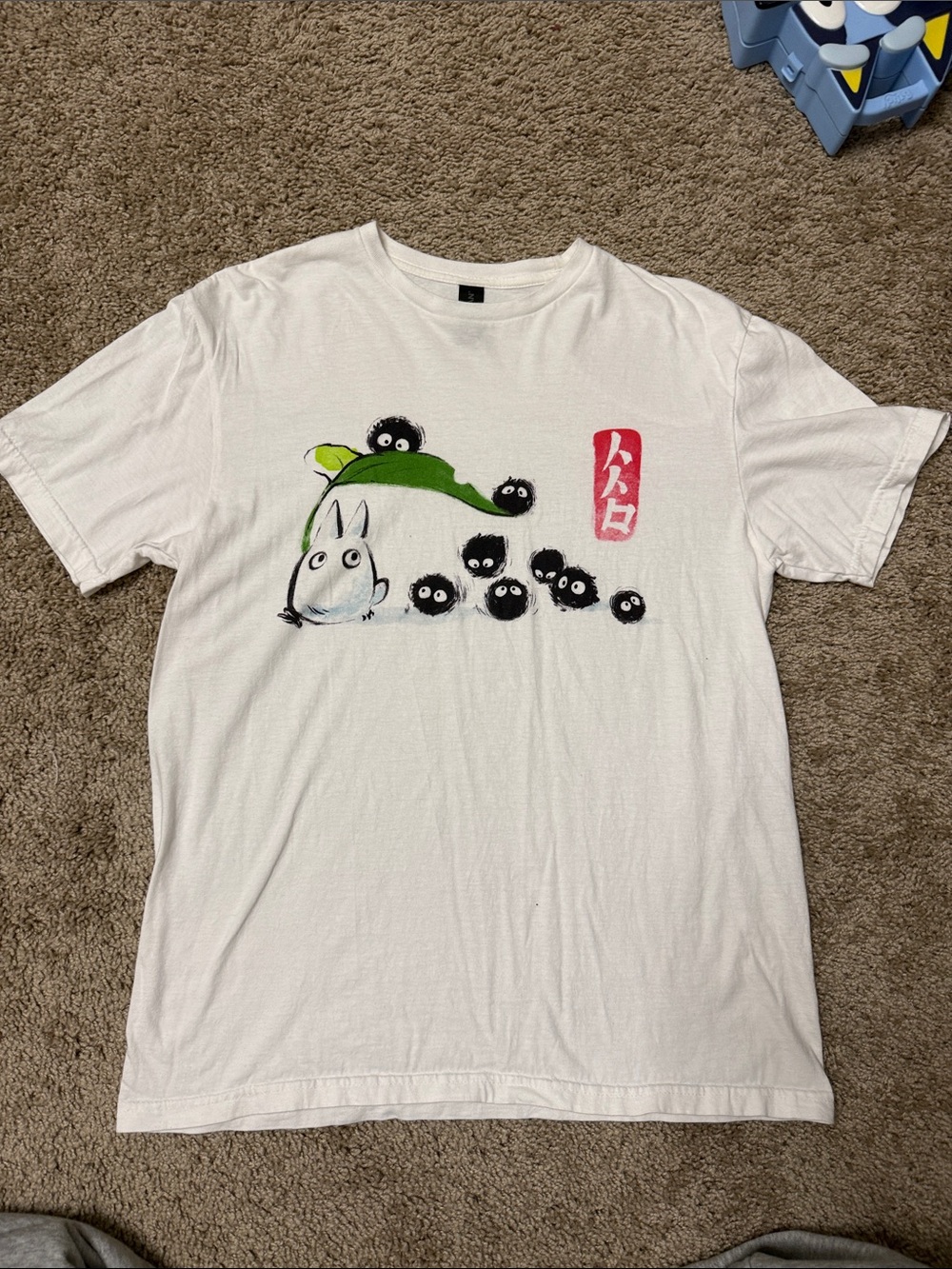 White Graphic Men’s “My Friend Totoro” Tee
